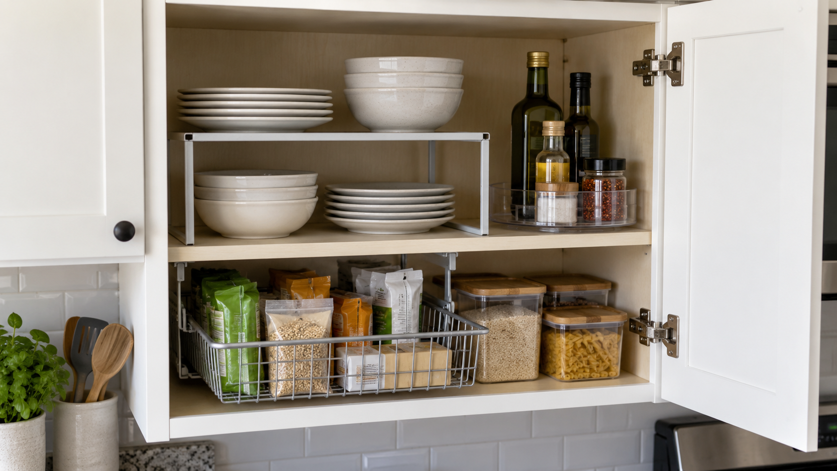 Kitchen Cabinet Organizers for Small Kitchens
